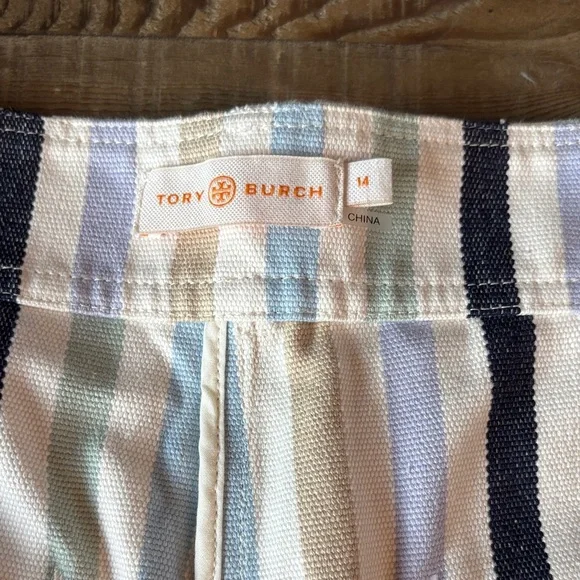 Tory Burch Wide leg crop military canvas pants 🤩 - Picture 6 of 16